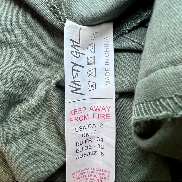 Nasty Gal Working Hard High-Waisted Utility Trousers - Picture 4 of 7